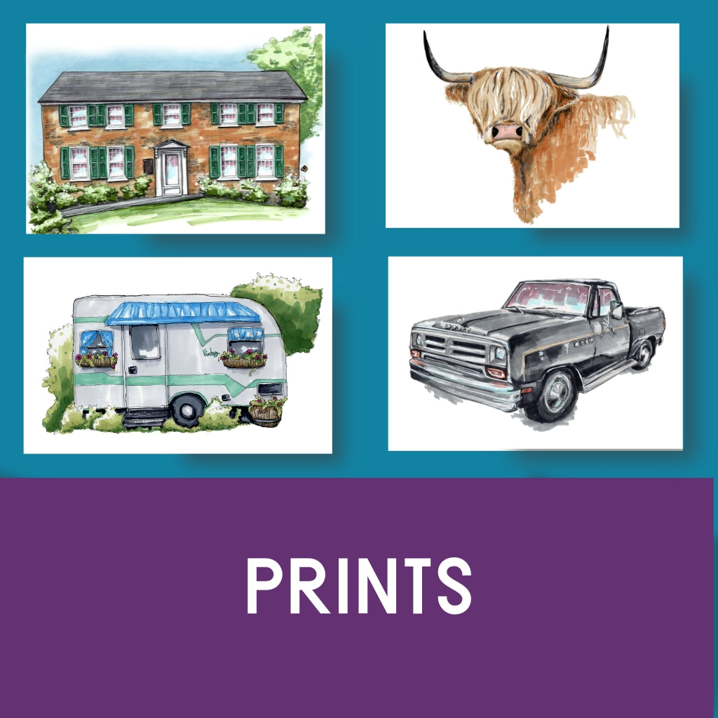 picture of available prints if you want to buy prints online from art by kristi durham