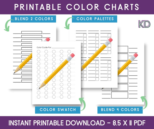 Printable Color Charts